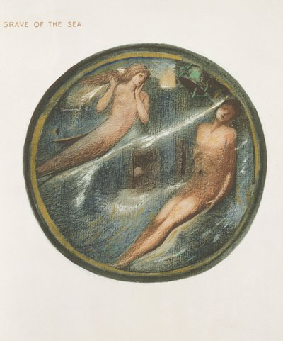 Das Blumenbuch: XVI. Grab des Meeres, 1905 von Edward Burne Jones